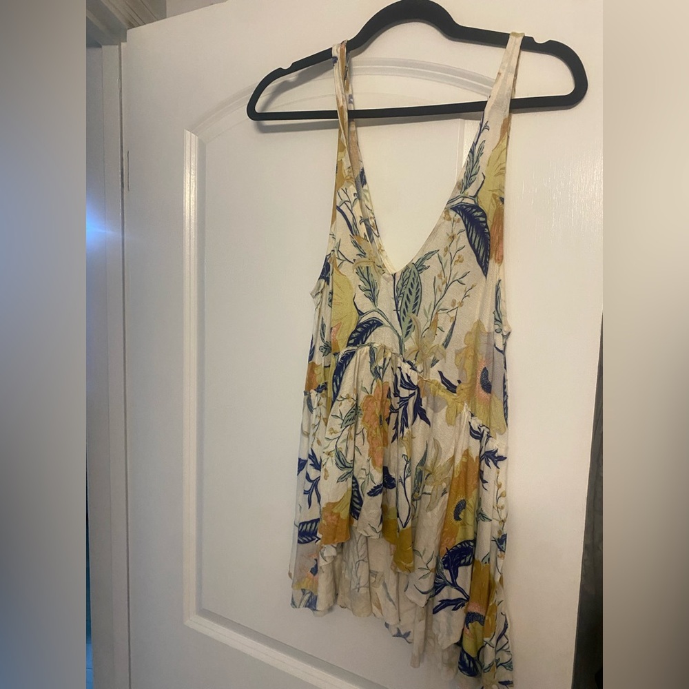 Free people flowy floral tank